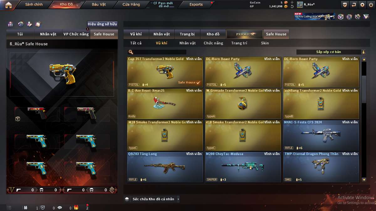 shop acc cf uy tin gia re